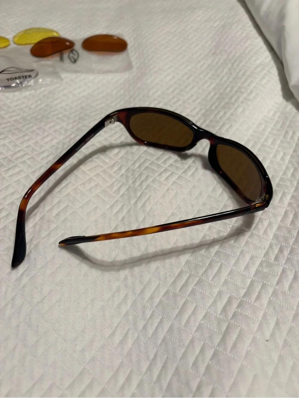 Smith Sunglasses with Interchangeable Lenses, Brown Frame